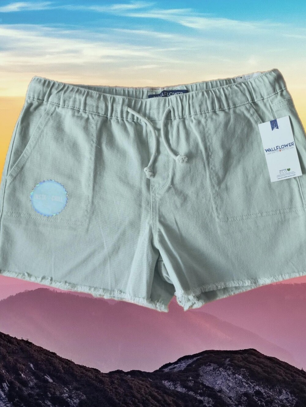 Wallflower InstaChill Shorts • XL • Frosted Seafoam • NWT